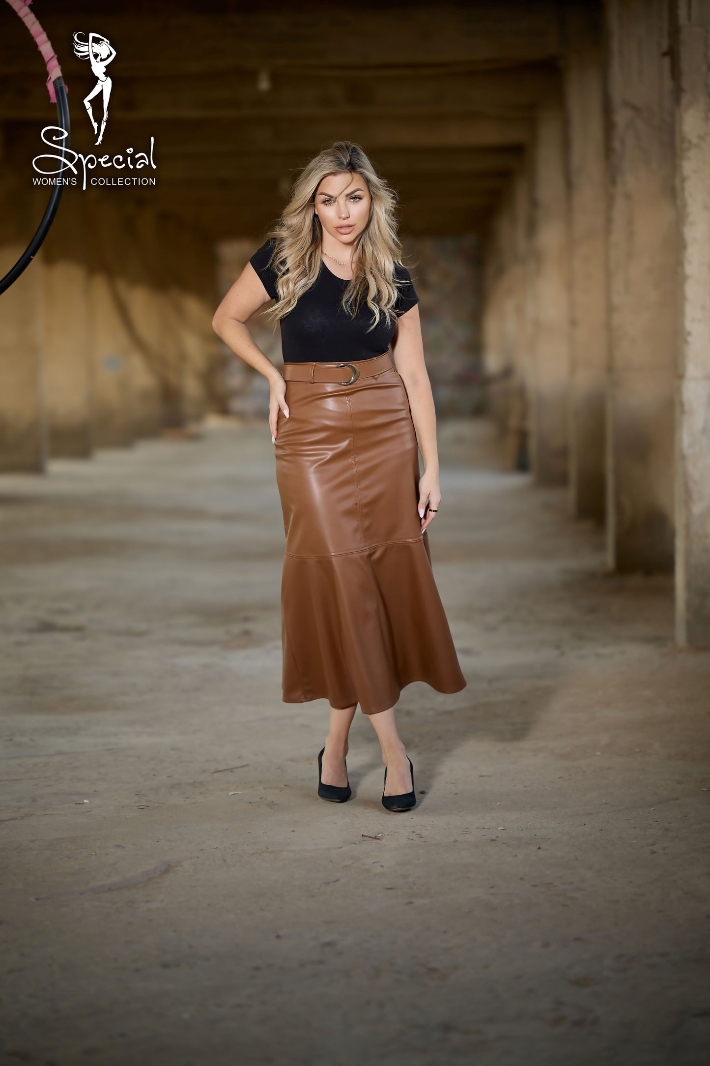 Leather Maxi Skirt